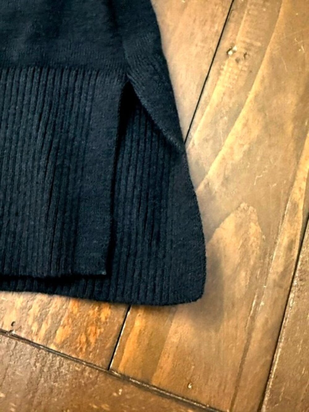 Blue Mountain Women's Pullover Crew Neck Sweater Black Size M NWT - Picture 3 of 5